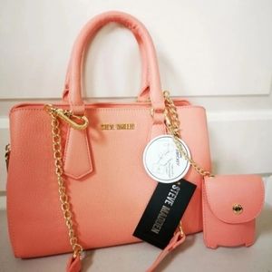Steve Madden coral Bmickey purse